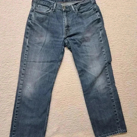 Levis 514 Jeans Mens Size 36x30 Blue - Picture 1 of 10